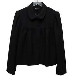 Dalia Collection Black Wool Blend Blazer Size Large